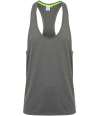 TL504 Tombo Muscle Vest Grey Marl colour image